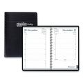 House of Doolittle Memo Size Daily Appointment Book with 15-Minute Schedule, 8 x 5, Black Cover, 12-Month (Jan to Dec): 2023
