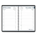 House of Doolittle Memo Size Daily Appointment Book with 15-Minute Schedule, 8 x 5, Black Cover, 12-Month (Jan to Dec): 2023