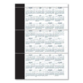 House of Doolittle 24/7 Recycled Daily Appointment Book/Monthly Planner, 10 x 7, Black Cover, 12-Month (Jan to Dec): 2023