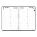House of Doolittle 24/7 Recycled Daily Appointment Book/Monthly Planner, 10 x 7, Black Cover, 12-Month (Jan to Dec): 2023