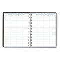 House of Doolittle Eight-Person Group Practice Daily Appointment Book, 11 x 8.5, Black Cover, 12-Month (Jan to Dec): 2023