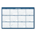 House of Doolittle Recycled Yearly Reversible Wall Calendar Non-Laminated, 24 x 37, White/Blue Sheets, 12-Month (Jan to Dec): 2023
