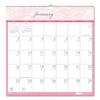 House of Doolittle Recycled Monthly Wall Calendar, Breast Cancer Awareness Artwork, 12 x 12, White/Pink/Gray Sheets, 12-Month (Jan-Dec): 2023
