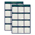 House of Doolittle Four Seasons Business/Academic Recycled Wall Calendar, 24 x 37, 12-Month (July-June): 2022-2023, 12-Month (Jan to Dec): 2023