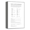 Southworth 25% Cotton Business Paper, 95 Bright, 20 lb Bond Weight, 8.5 x 11, White, 500 Sheets/Ream