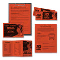 Astrobrights Color Paper, 24 lb Bond Weight, 8.5 x 11, Orbit Orange, 500 Sheets/Ream