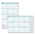 House of Doolittle Express Track Recycled Reversible/Erasable Yearly Wall Calendar, 24 x 37, White/Teal Sheets, 12-Month (Jan to Dec): 2023