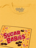 Sugar Babies Caramel Candy T-Shirt - Banana Yellow by Tee Luv