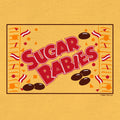 Sugar Babies Caramel Candy T-Shirt - Banana Yellow by Tee Luv