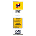 S.O.S. Steel Wool Soap Pads, 2.5 x 2.5, Steel, 15 Pads/Box, 12 Boxes/Carton