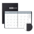 House of Doolittle Monthly Hard Cover Planner, 11 x 8.5, Black Cover, 14-Month (Dec to Jan): 2022 to 2024