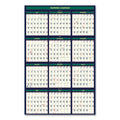 House of Doolittle Four Season Erasable Business/Academic Recycled Wall Calendar, 24 x 37, 12-Month(July-June):2022-2023, 12-Month(Jan-Dec):2023