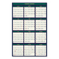 House of Doolittle Four Season Erasable Business/Academic Recycled Wall Calendar, 24 x 37, 12-Month(July-June):2022-2023, 12-Month(Jan-Dec):2023