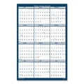 House of Doolittle Academic Year Recycled Poster Style Reversible/Erasable Yearly Wall Calendar, 24 x 37, 12-Month (July to June): 2022 to 2023