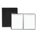 House of Doolittle Eight-Person Group Practice Daily Appointment Book, 11 x 8.5, Black Cover, 12-Month (Jan to Dec): 2023