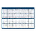 House of Doolittle Reversible/Erasable 2 Year Wall Calendar, 24 x 37, Light Blue/Blue/White Sheets, 24-Month (Jan to Dec): 2023 to 2024