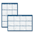 House of Doolittle Recycled Yearly Reversible Wall Calendar Non-Laminated, 24 x 37, White/Blue Sheets, 12-Month (Jan to Dec): 2023