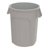 Impact Value-Plus Containers, Low Density Polyethylene, 20 gal, Gray