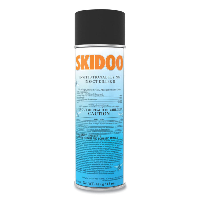 Diversey Skidoo Institutional Flying Insect Killer, 15 oz Aerosol Spray, 6/Carton