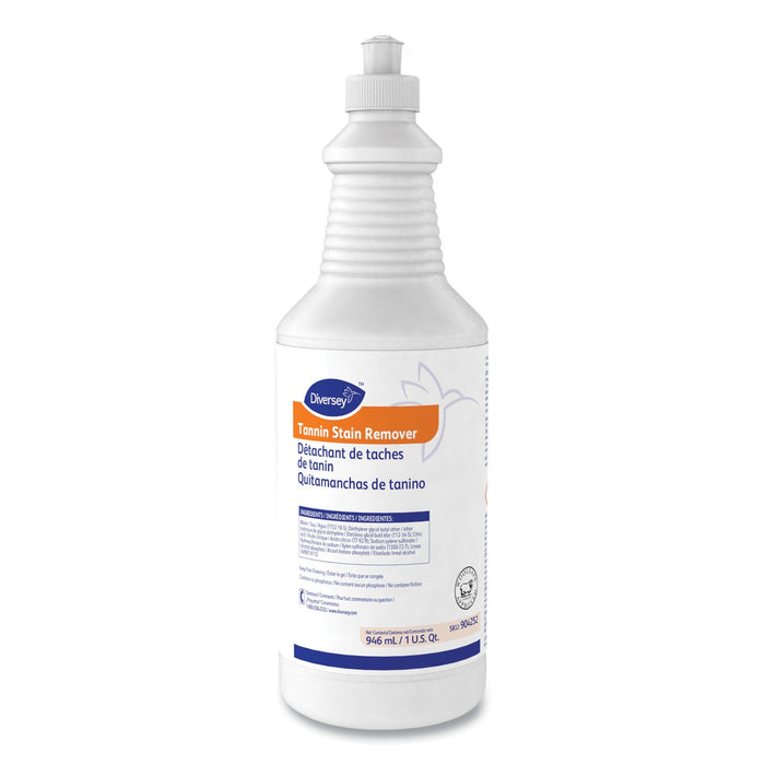 Diversey Tannin Stain Remover, 32 oz Bottle, Fruity, 6/CT