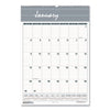 House of Doolittle Bar Harbor Recycled Wirebound Monthly Wall Calendar, 12 x 17, White/Blue/Gray Sheets, 12-Month (Jan-Dec): 2023