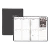 House of Doolittle Black-on-White Photo Weekly Appointment Book, Landscapes Photography, 11 x 8.5, Black Cover, 12-Month (Jan to Dec): 2023