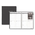 House of Doolittle Black-on-White Photo Weekly Appointment Book, Landscapes Photography, 11 x 8.5, Black Cover, 12-Month (Jan to Dec): 2023
