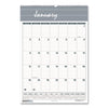House of Doolittle Bar Harbor Recycled Wirebound Monthly Wall Calendar, 15.5 x 22, White/Blue/Gray Sheets, 12-Month (Jan-Dec): 2023