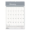 House of Doolittle Bar Harbor Recycled Wirebound Monthly Wall Calendar, 22 x 31.25, White/Blue/Gray Sheets, 12-Month (Jan-Dec): 2023