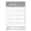 House of Doolittle Bar Harbor Recycled Wirebound Monthly Wall Calendar, 8.5 x 11, White/Blue/Gray Sheets, 12-Month (Jan-Dec): 2023