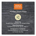 World Centric Fiber Cup Carriers, 8 oz to 22 oz Cups, Four Cups, Natural, 600/Carton