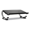 Allsop Redmond Adjustable Curve Notebook Stand, 15" x 11.5" x 6", Black/Silver, Supports 40 lbs
