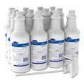 Diversey Virex TB Disinfectant Cleaner, Lemon Scent, Liquid, 32 oz Bottle, 12/Carton