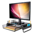 Allsop Metal Art Organizer 5 Monitor, 18" x 11.8" x 5.1", Black, Supports 30 lbs