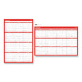 Universal Erasable Wall Calendar, 24 x 36, White/Red Sheets, 12-Month (Jan to Dec): 2023