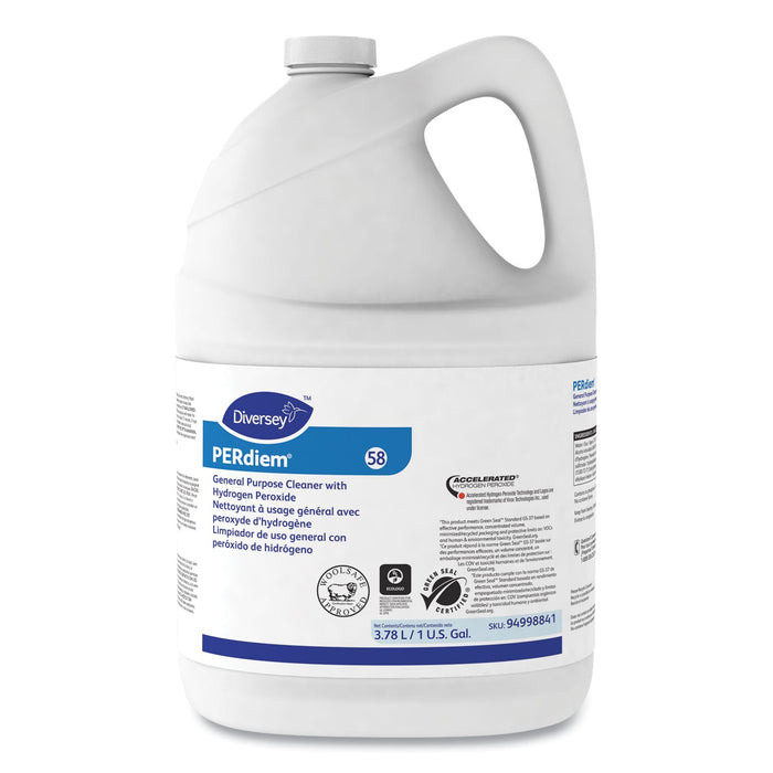 Diversey PERdiem Concentrated General Purpose Cleaner - Hydrogen Peroxide, 1 gal, Bottle
