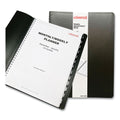 Universal Weekly Planner, 11 x 8, Black Cover, 14-Month, Dec 2022 through Jan 2024