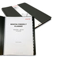 Universal Weekly Planner, 11 x 8, Black Cover, 14-Month, Dec 2022 through Jan 2024