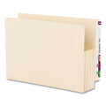 Smead Manila End Tab File Pockets, 3.5" Expansion, Legal Size, Manila, 25/Box