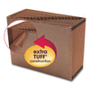 Smead TUFF Expanding Open-Top Stadium File, 21 Sections, 1/21-Cut Tabs, Letter Size, Redrope