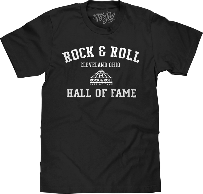 Rock and Roll Hall of Fame T-Shirt - Black by Tee Luv