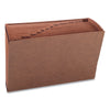Smead TUFF Expanding Open-Top Stadium File, 12 Sections, 1/12-Cut Tabs, Legal Size, Redrope