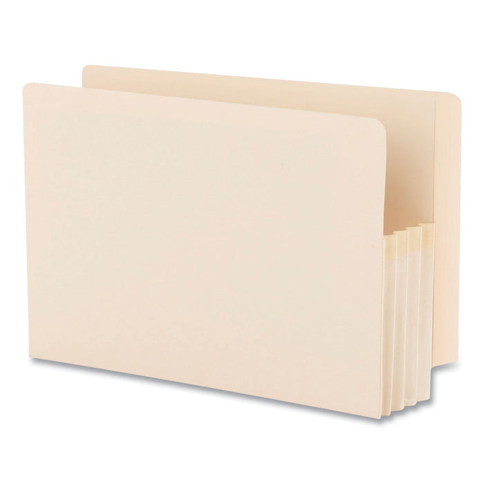 Smead Manila End Tab File Pockets, 3.5" Expansion, Legal Size, Manila, 25/Box