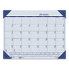 House of Doolittle EcoTones Recycled Monthly Desk Pad Calendar, 18.5 x 13, Ocean Blue Sheets/Corners, Black Binding, 12-Month (Jan to Dec): 2023