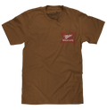 Miller High Life Front and Back Logo T-Shirt - Brown Sugar by Tee Luv