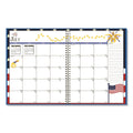 House of Doolittle Seasonal Monthly Planner, Seasonal Artwork, 10 x 7, Light Blue Cover, 12-Month (July to June): 2022 to 2023