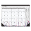 House of Doolittle Recycled Desk Pad Calendar, Wild Flowers Artwork, 22 x 17, White Sheets, Black Binding/Corners,12-Month (Jan-Dec): 2023