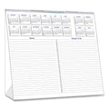 House of Doolittle Recycled Cosmos Tent Calendar, Cosmos Artwork, 6 x 6, White/Blue/Multicolor Sheets, 2023