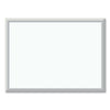 U Brands Melamine Dry Erase Board, 24 x 18, White Surface, Silver Frame