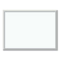 U Brands Melamine Dry Erase Board, 24 x 18, White Surface, Silver Frame